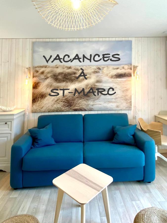 Appartement T2 , Bord De Mer, Acces Direct Plage Saint-Nazaire  Kültér fotó